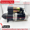 QDJ2659 Start Motor For Weifang/Ricardo 495/4100/4102/ZH4105 Diesel Generator Spare Parts Starter 
