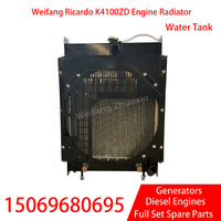 Weifang Weichai Diesel Engine ZH4102 Tank Truck 30KW 50kw Generator Set K4100ZD Water Tank