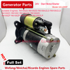 Weifang generator set 24V starter motor QDJ265F R6105ZD engine R6105AZLD starter Generator Spare Parts